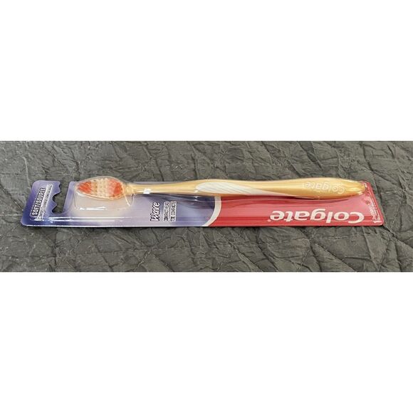 NEW Colgate Wave Gum Comfort Toothbrush Soft Compact Head Orange - Lot 12/13/23 - Picture 5 of 6